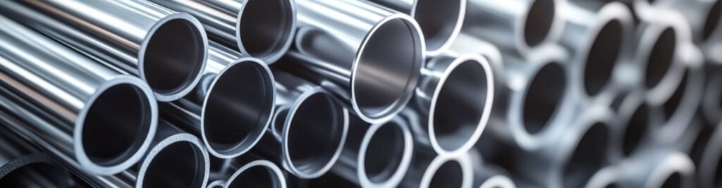 Titanium Tubes Close Up