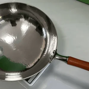 Polished Titanium Frying Pan